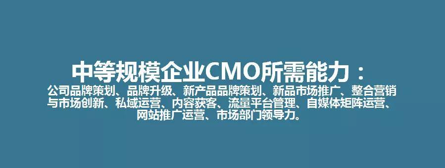 CMO到底該為企業做什么？這有一份自檢指南！