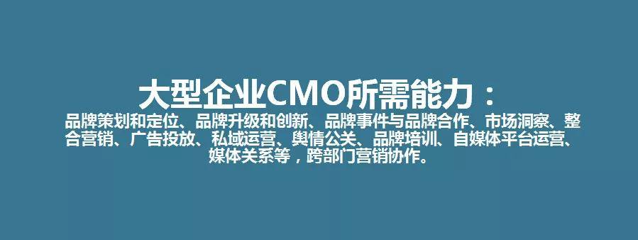 CMO到底該為企業做什么？這有一份自檢指南！