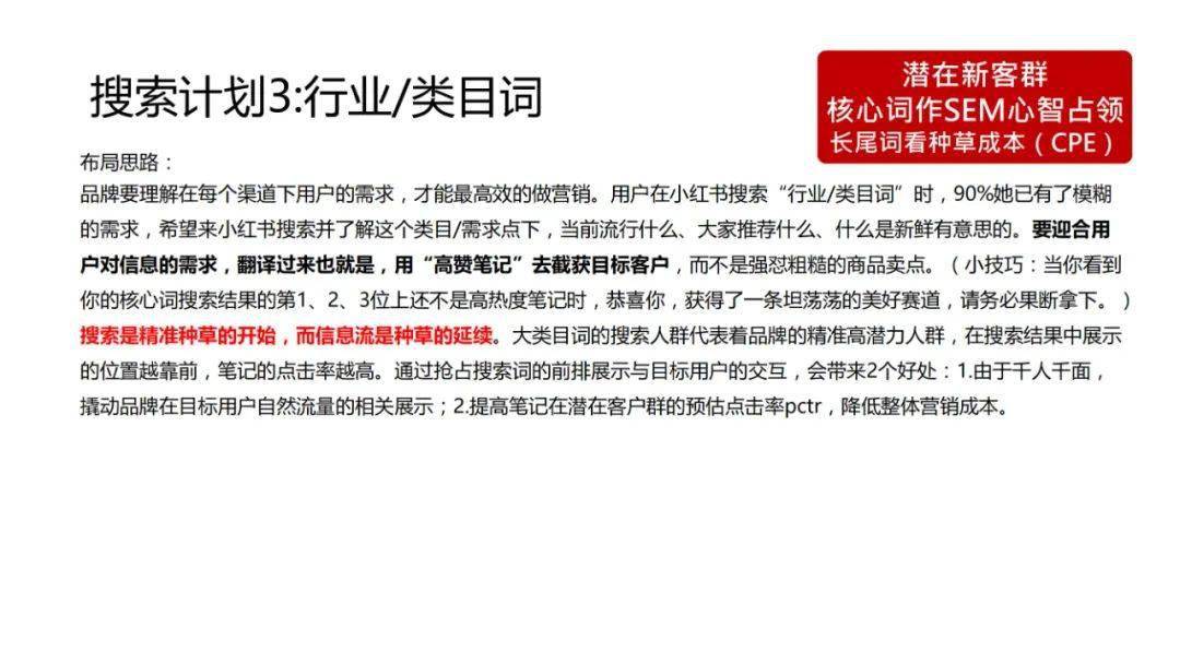 小紅書搜索詞布局實戰手冊VS優質筆記規劃與生產