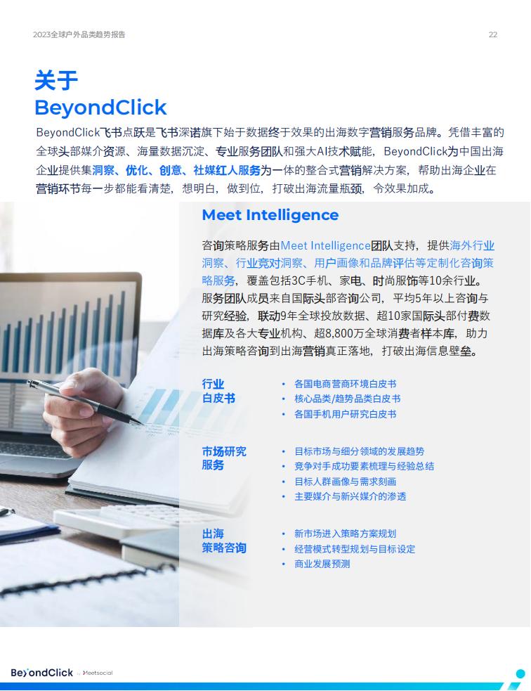 BeyondClick飛書點躍《2023全球戶外品類趨勢報告》